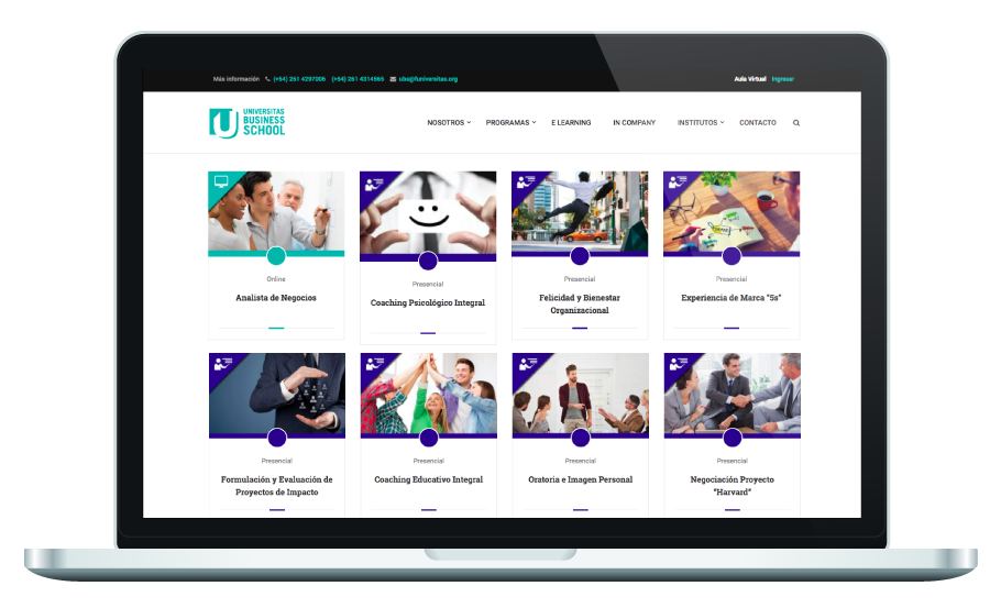Escuela de Negocios - Web
